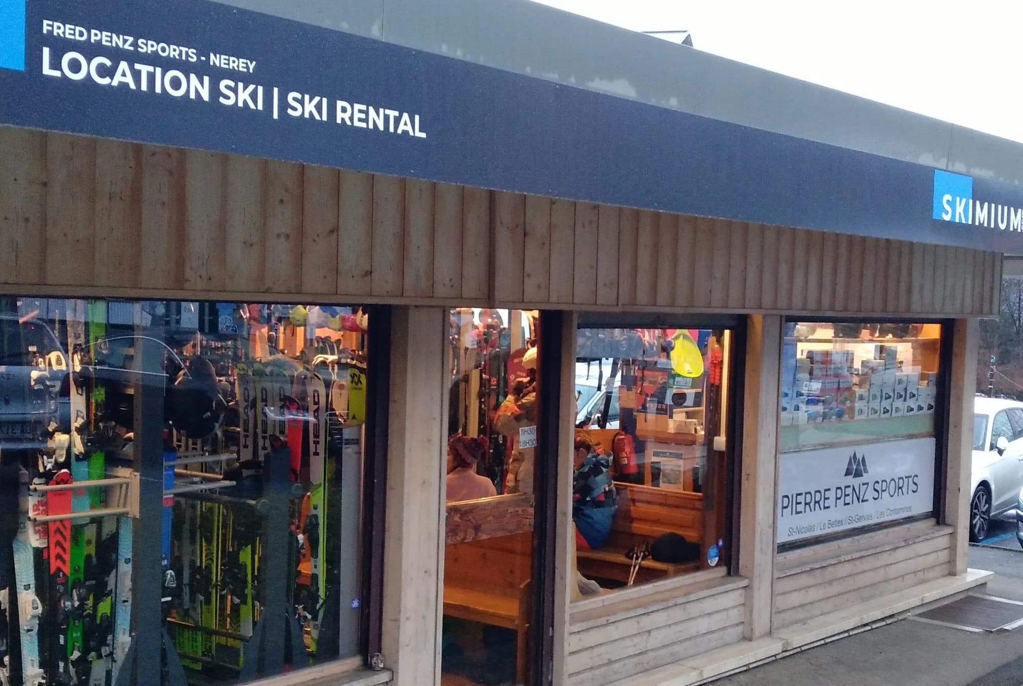 Pierre Penz Sports ski rental store — Saint-Gervais · Le Nerey
